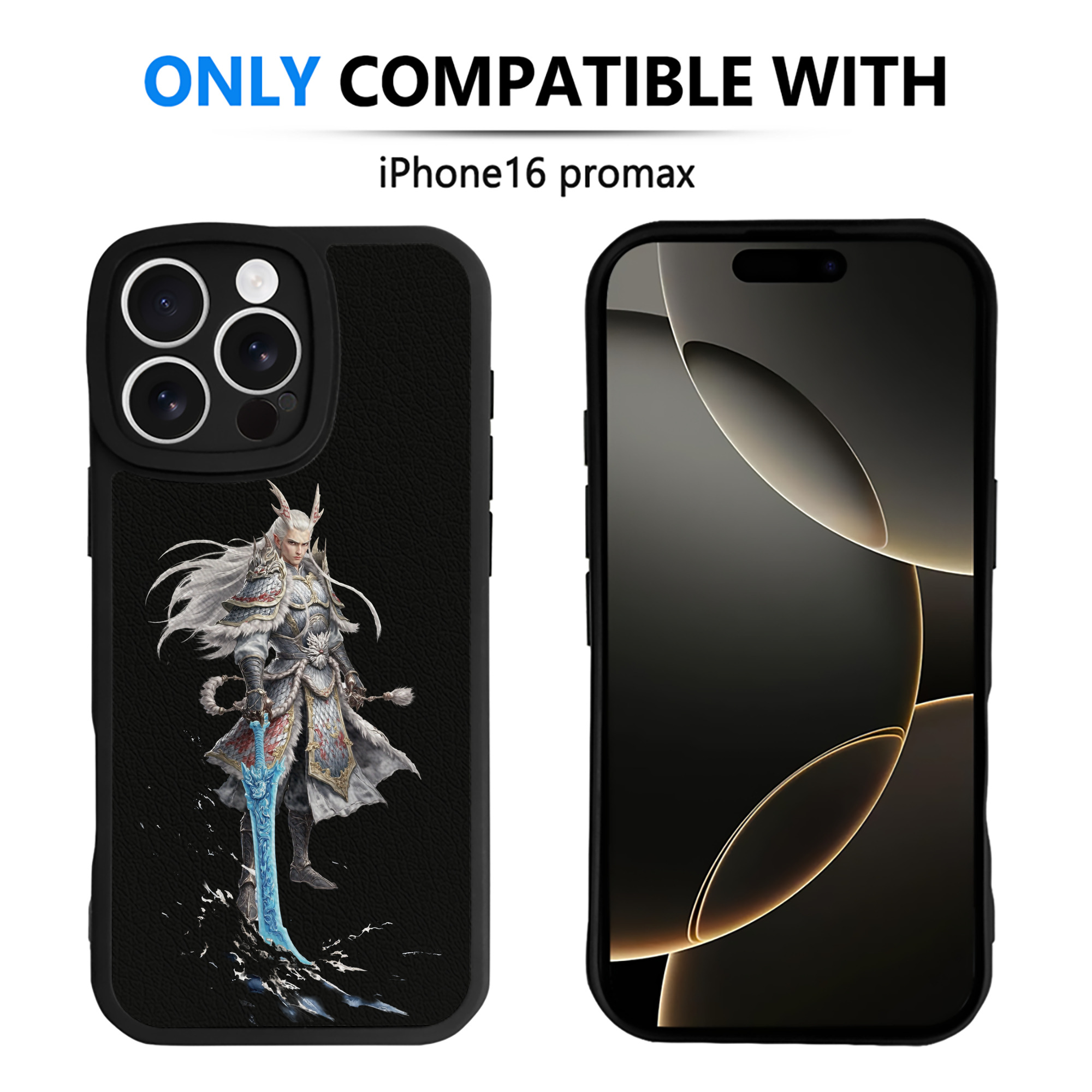 （画像用） Ne Zha 2 ナタ 魔童の大暴れ 【iPhone 16シリーズ対応】シリコンスマホケース（レザー調） 材質：シリコン